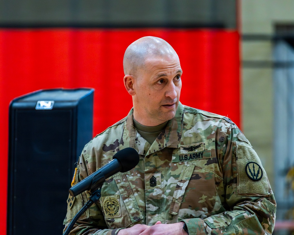 Air Defense Artillery CSM Change of Responsibility Ceremony