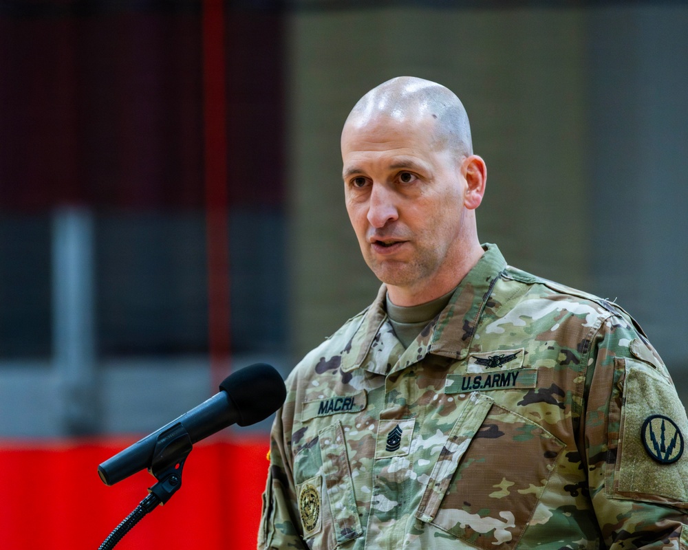 Air Defense Artillery CSM Change of Responsibility Ceremony
