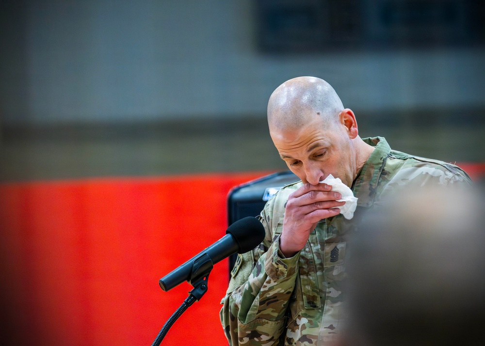 Air Defense Artillery CSM Change of Responsibility Ceremony