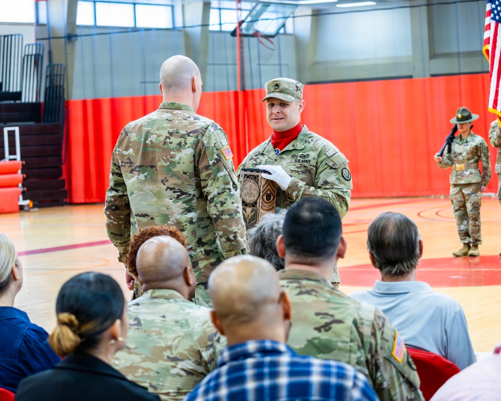 Air Defense Artillery CSM Change of Responsibility Ceremony