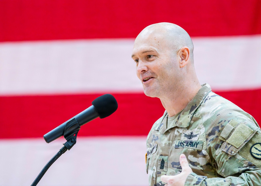 Air Defense Artillery CSM Change of Responsibility Ceremony