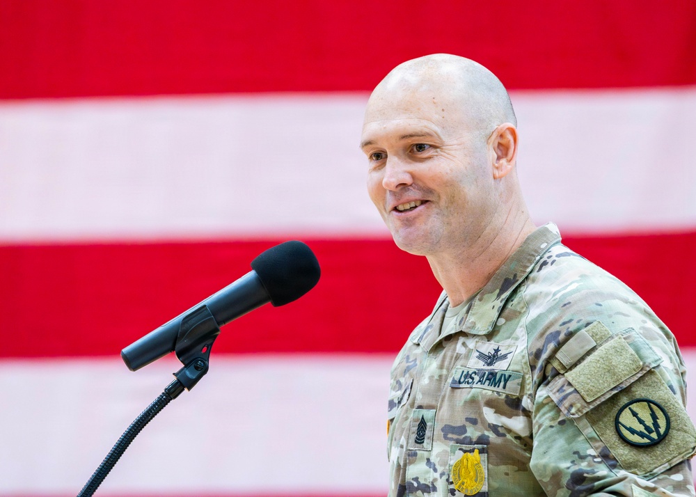 Air Defense Artillery CSM Change of Responsibility Ceremony