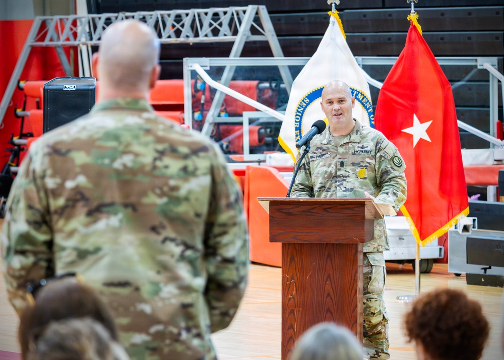 Air Defense Artillery CSM Change of Responsibility Ceremony