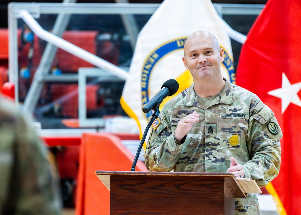 Air Defense Artillery CSM Change of Responsibility Ceremony