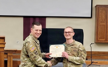 Munson Army Health Center Recognizes NCO and Soldier of the Quarter