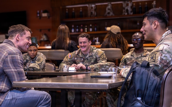 ‘Night Agent’ Star Basso visits Fort Polk