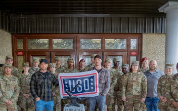 ‘Night Agent’ Star Basso visits Fort Polk