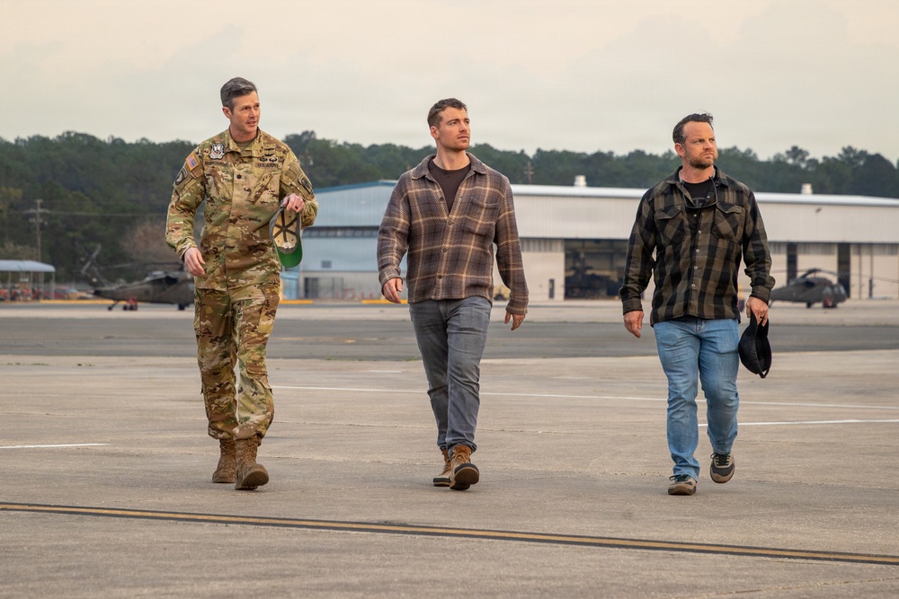 ‘Night Agent’ Star Basso visits Fort Polk