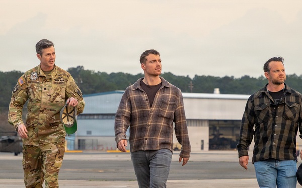 ‘Night Agent’ Star Basso visits Fort Polk