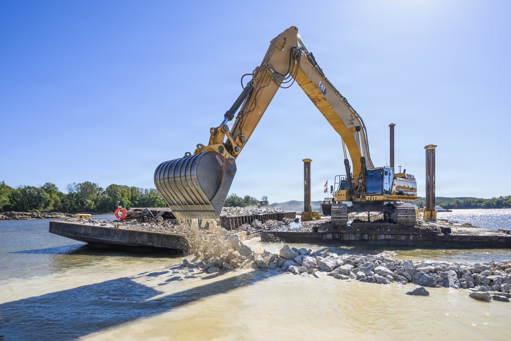 Lock and Dam 22 Fish Passage Project Taking Shape