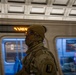 Joint Task Force Magnolia service members patrol in the Washington Metro