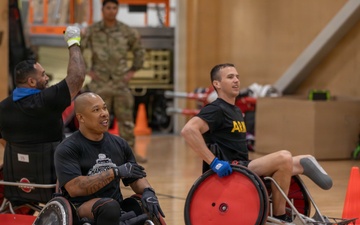 Soldiers compete in wheelchair rugby in Army Trials 2026