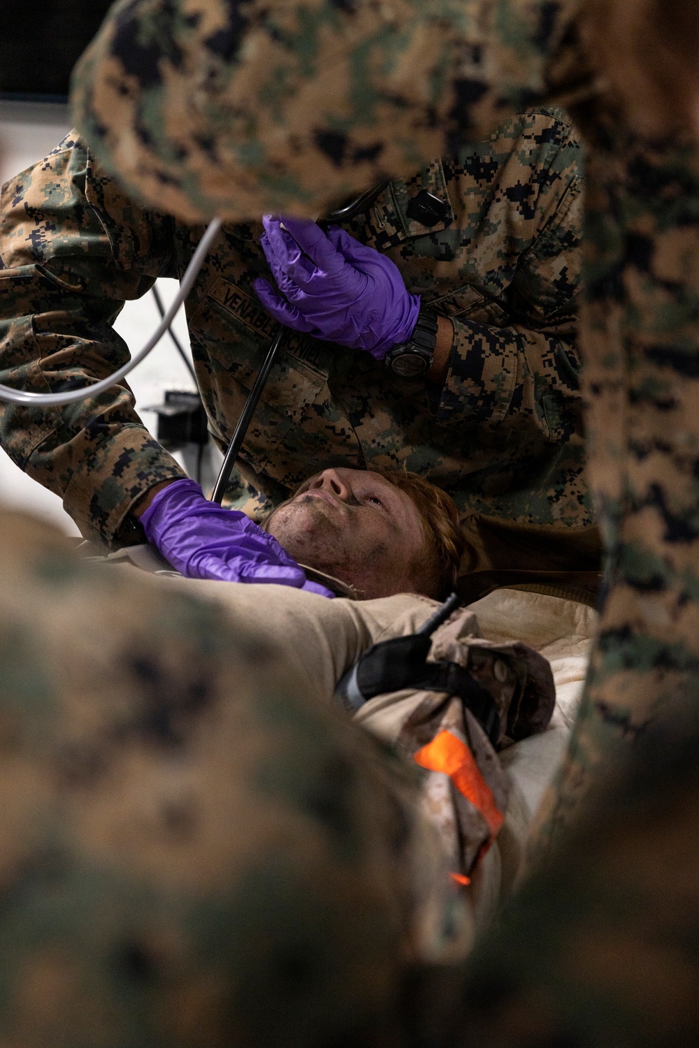 11th MEU Marines, Sailors Conduct Simulated Mass Casualty Exercises Aboard USS Boxer