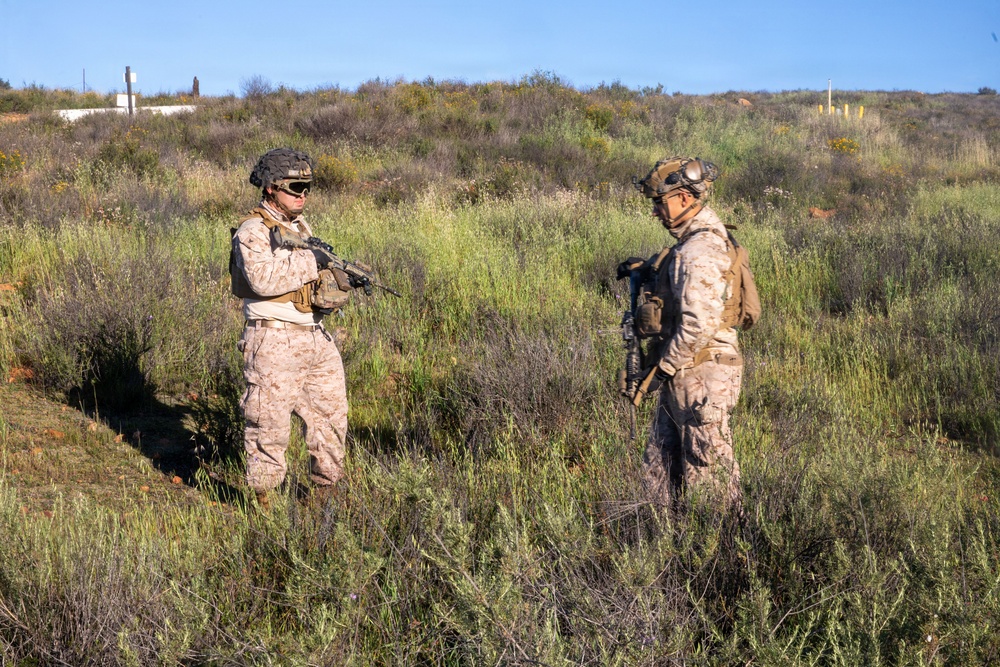 2nd Bn, 1st Marines monitor the southern border