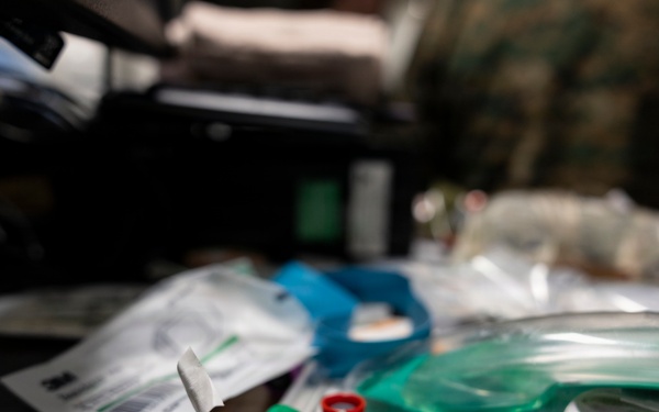 11th MEU Marines, Sailors Conduct Simulated Mass Casualty Exercises Aboard USS Boxer