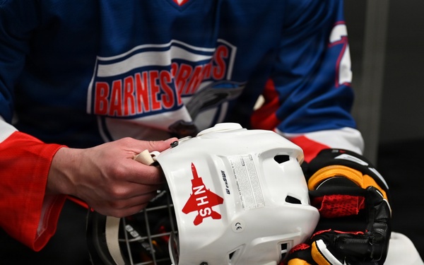 104th Fighter Wing Hockey Team celebrates 50th Anniversary, faces off in fourth “Battle of the Bases” against 103rd Airlift Wing
