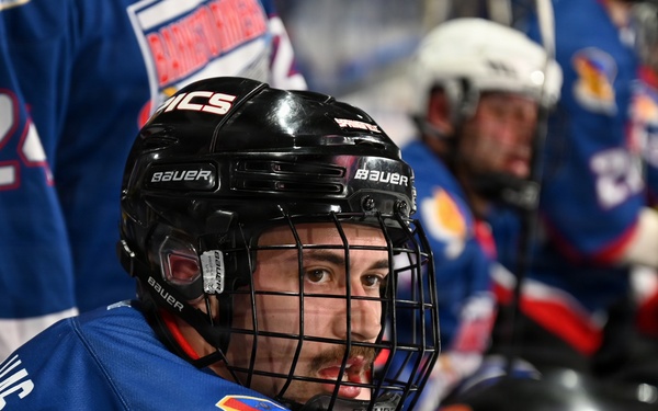 104th Fighter Wing Hockey Team celebrates 50th Anniversary, faces off in fourth “Battle of the Bases” against 103rd Airlift Wing