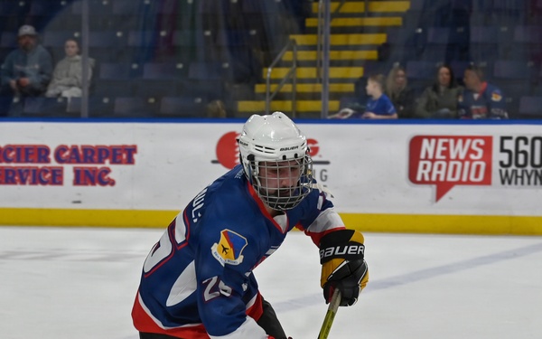 104th Fighter Wing Hockey Team celebrates 50th Anniversary, faces off in fourth “Battle of the Bases” against 103rd Airlift Wing