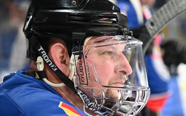 104th Fighter Wing Hockey Team celebrates 50th Anniversary, faces off in fourth “Battle of the Bases” against 103rd Airlift Wing