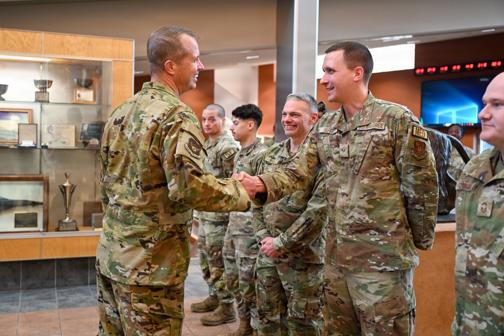 Eighth Air Force Command Team visits Ellsworth Air Force Base