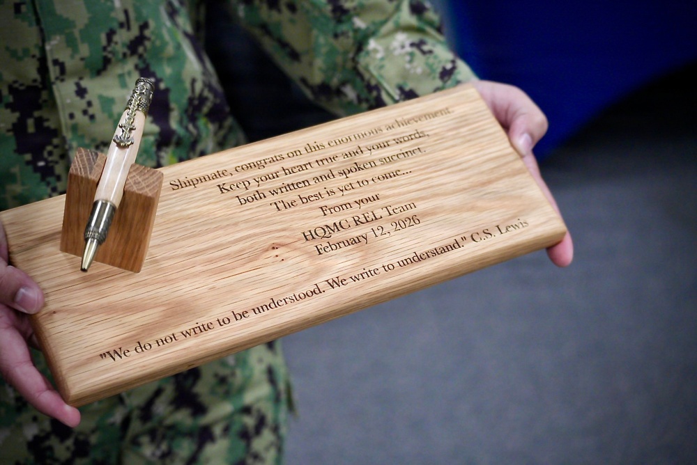 Religious Program Specialist Makes History Graduating Navy Flag Writer Course