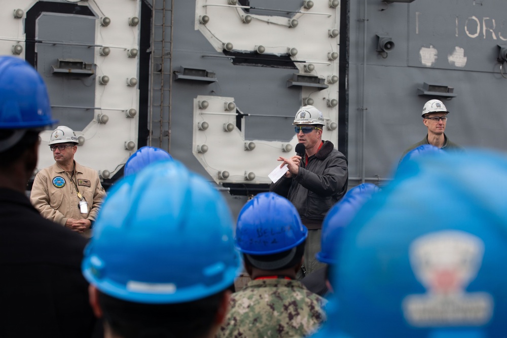 IKE Conducts All Hands Call