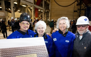 Keel Laying Ceremony of the Future USS Louis H. Wilson, Jr. (DDG 126)
