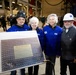 Keel laying ceremony at Bath Iron Works in Bath, Maine for the future USS Louis H. Wilson, Jr. (DDG 126)