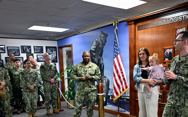 Lt. j.g. Watts promotes to lieutenant