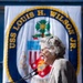 Christening ceremony of the future USS Louis H. Wilson, Jr. (DDG 126)