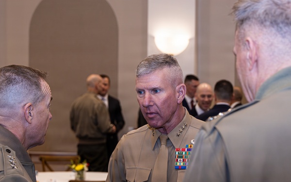 The Commandant, Gen. Eric M. Smith attends the 2026 U.S. Marine Congressional Staffer Breakfast