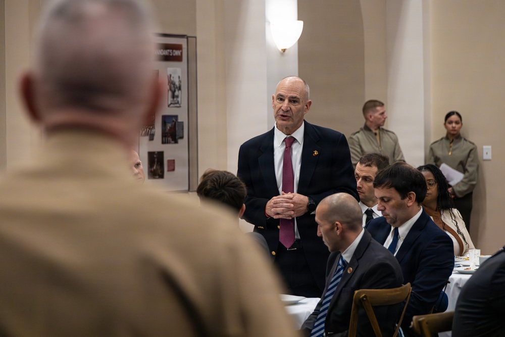 The Commandant, Gen. Eric M. Smith attends the 2026 U.S. Marine Congressional Staffer Breakfast