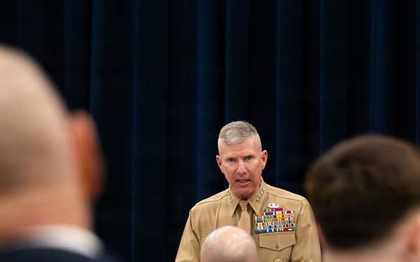 The Commandant, Gen. Eric M. Smith attends the 2026 U.S. Marine Congressional Staffer Breakfast