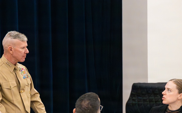 The Commandant, Gen. Eric M. Smith attends the 2026 U.S. Marine Congressional Staffer Breakfast