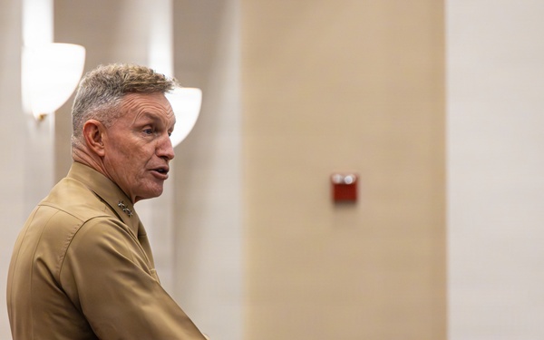 The Commandant, Gen. Eric M. Smith attends the 2026 U.S. Marine Congressional Staffer Breakfast