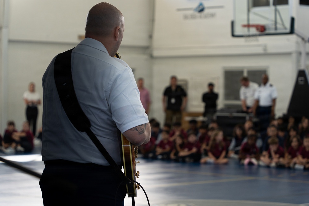 Missouri Army National Guard Band performs for Balboa Academy