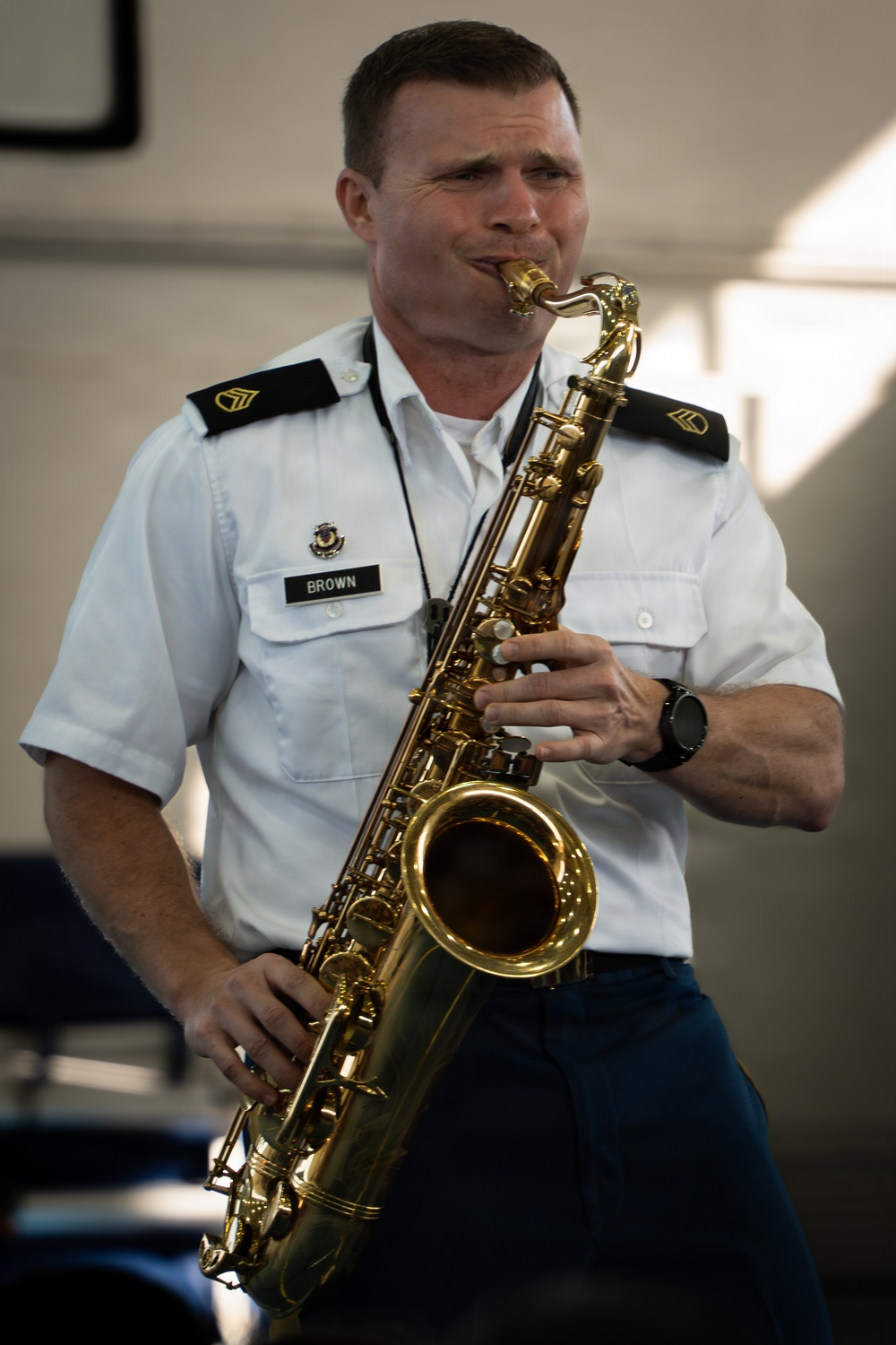 Missouri Army National Guard Band performs for Balboa Academy