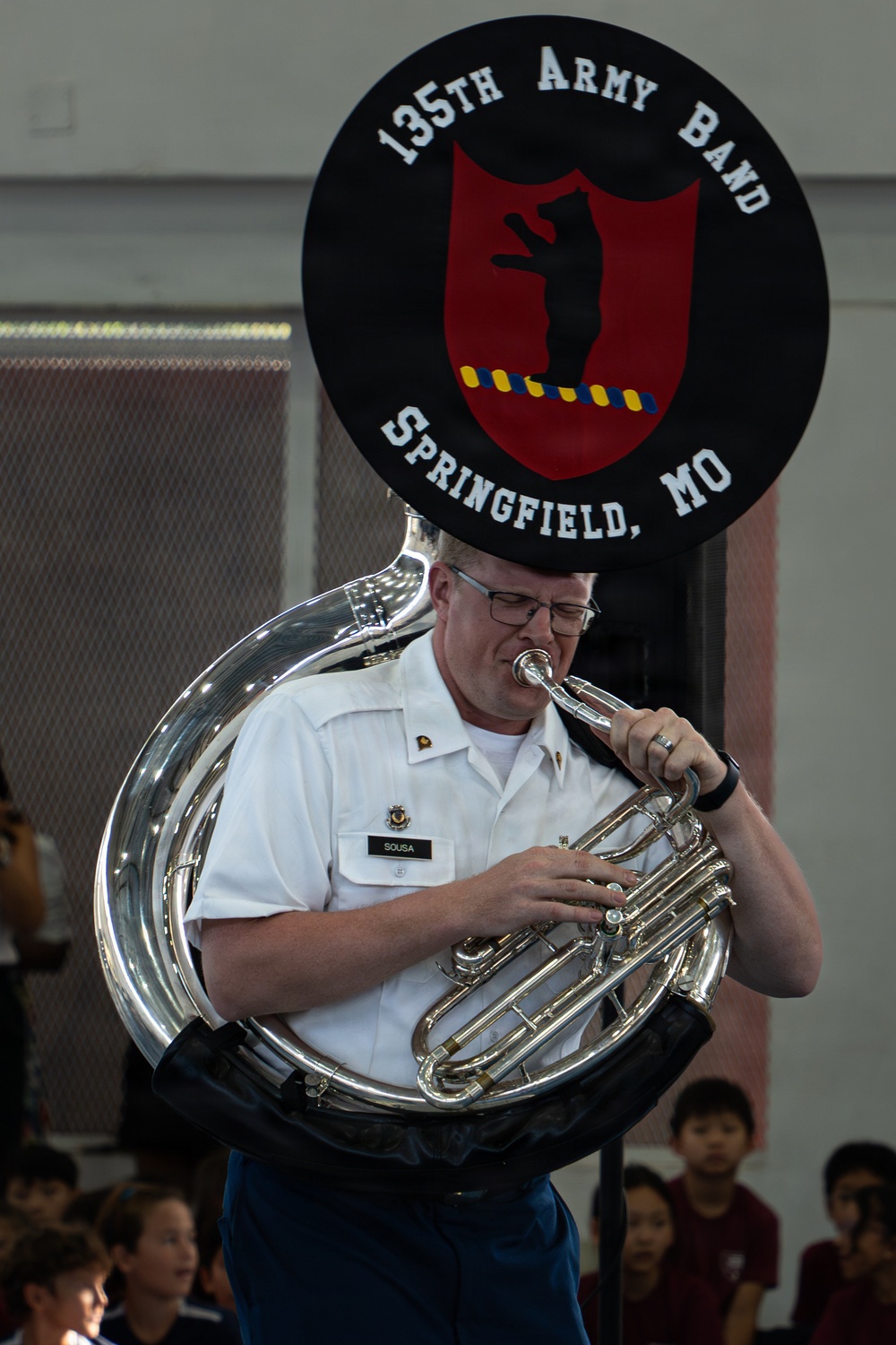 Missouri Army National Guard Band performs for Balboa Academy