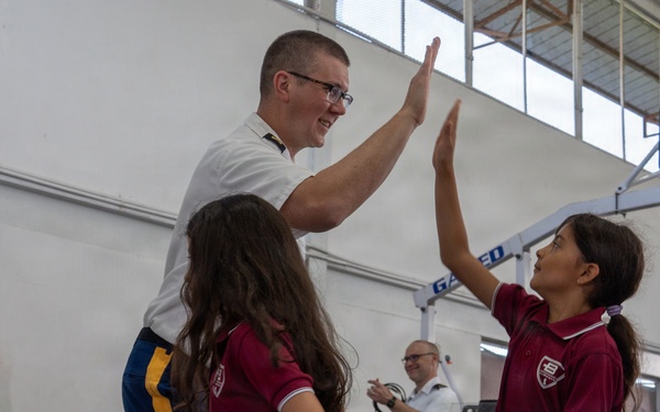 Missouri Army National Guard Band performs for Balboa Academy