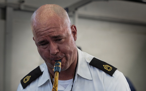 Missouri Army National Guard Band performs for Balboa Academy