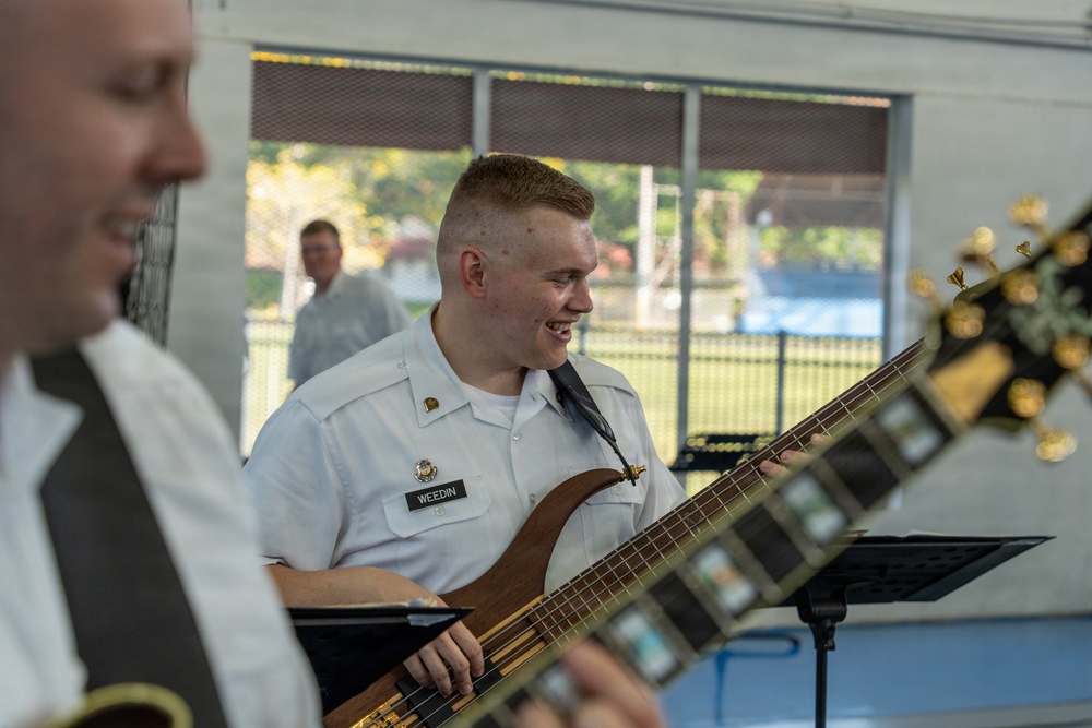Missouri Army National Guard Band performs for Balboa Academy