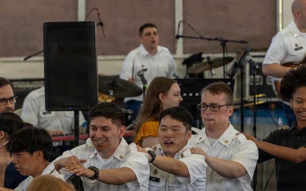 Missouri Army National Guard Band performs for Balboa Academy