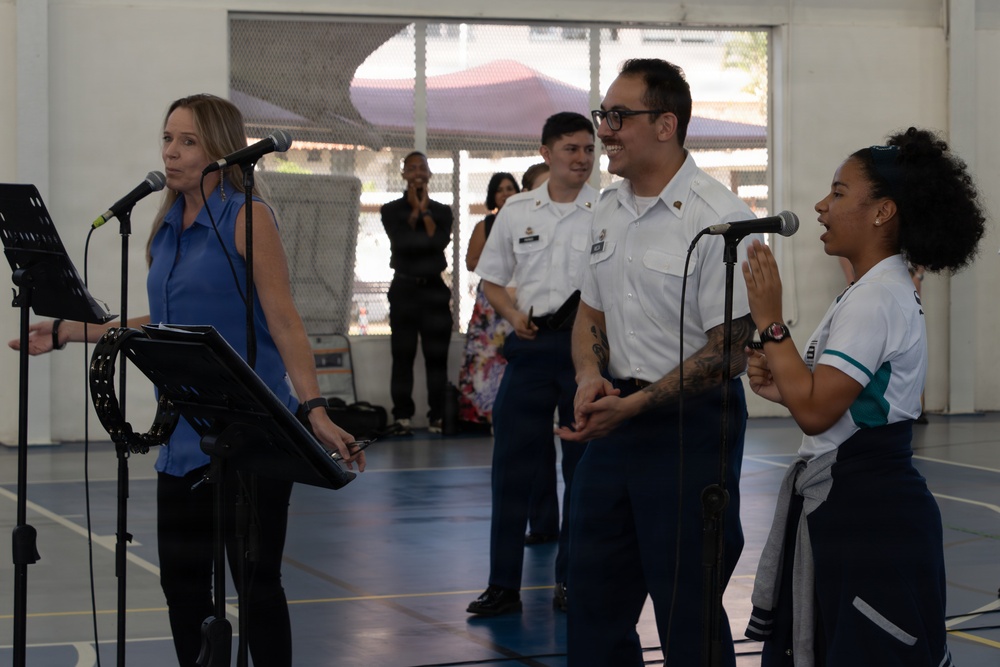 Missouri Army National Guard Band performs for Balboa Academy