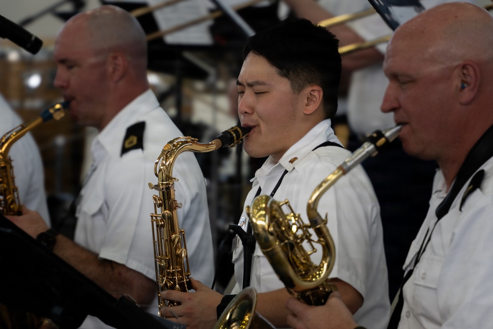 Missouri Army National Guard Band performs for Balboa Academy