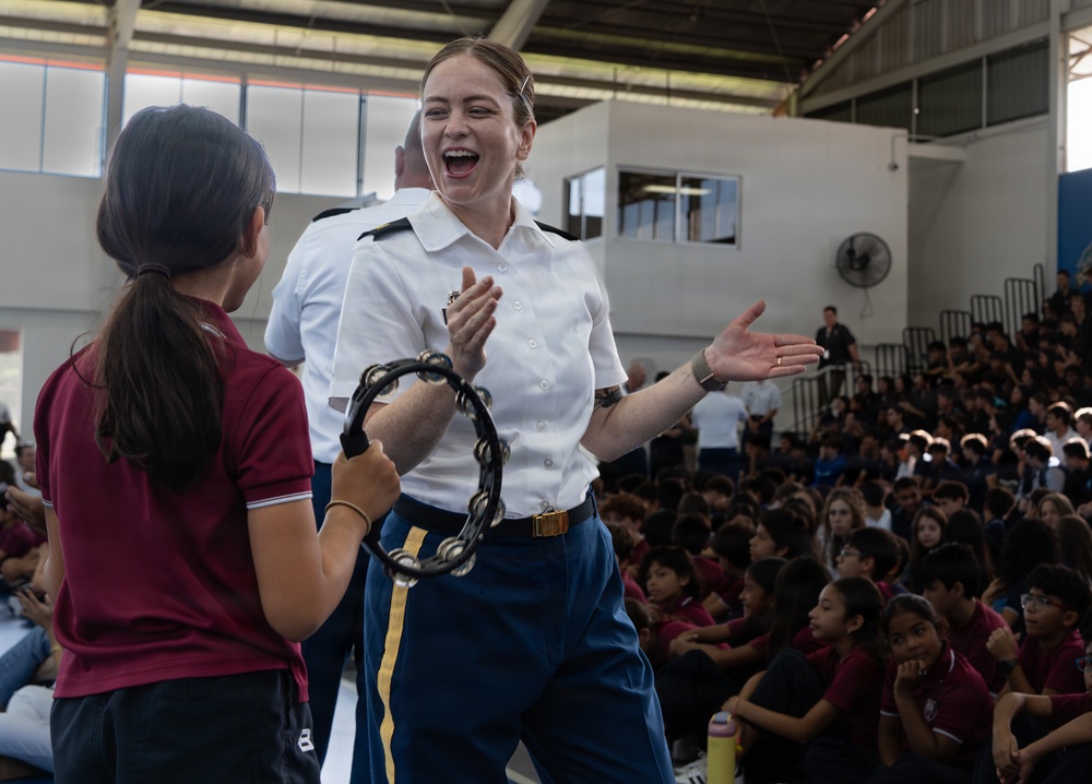 Missouri Army National Guard Band performs for Balboa Academy