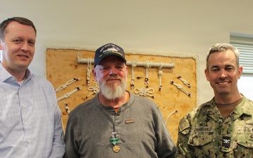 Edward Garrison recognized with Civilian Service Commendation Medal