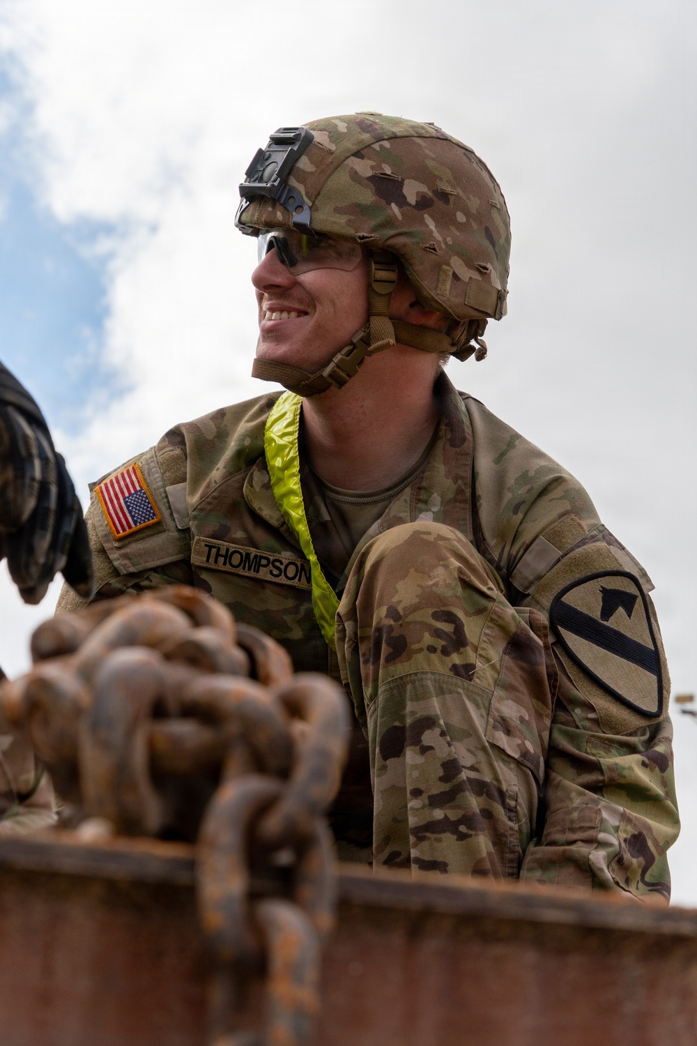 1st Cavalry Division Troopers conduct rail operations