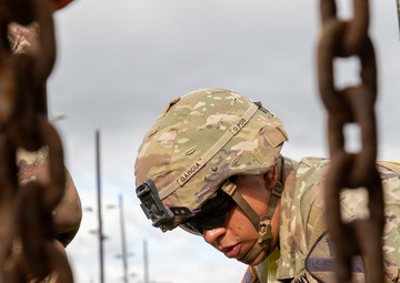 1st Cavalry Division Troopers conduct rail operations