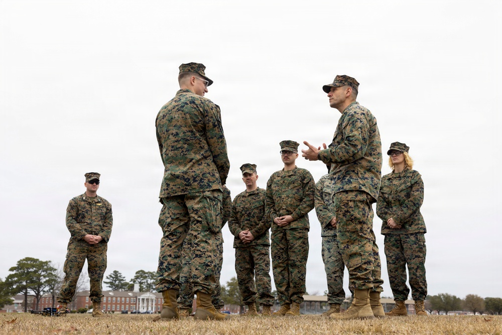 Sgt. Henry Volpe is Awarded a Navy and Marine Corps Commendation Medal