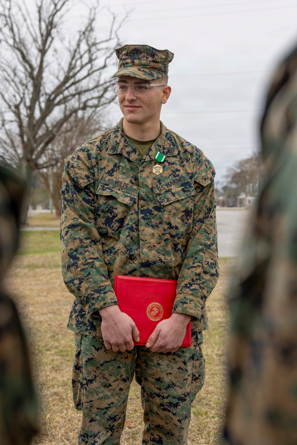 Sgt. Henry Volpe is Awarded a Navy and Marine Corps Commendation Medal